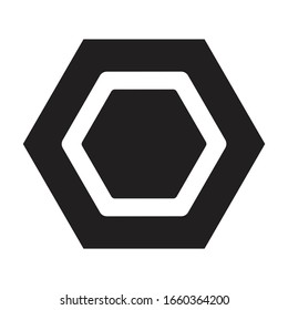 Icono de vector de cabeza de fastreador.Icono de vector negro aislado en la cabeza de fiador de fondo blanco.
