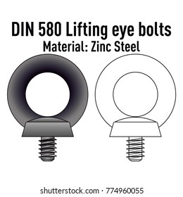 Fasteners lifting eye bolts