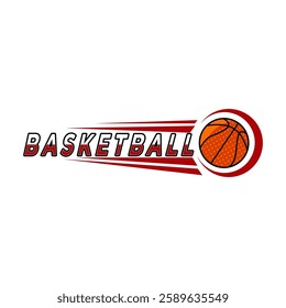 Faster basketball logo. Basketball Sports Team logo design template