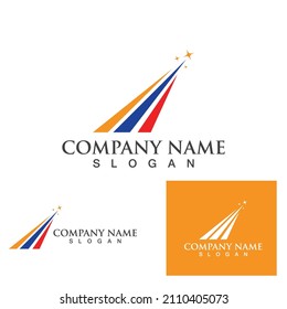 Faster Business finance  Logo Template vector icon illustration design