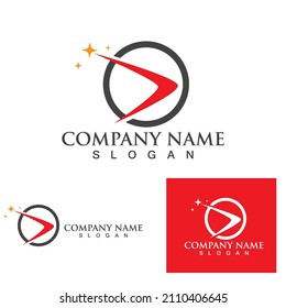 Faster Business finance  Logo Template vector icon illustration design