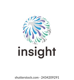 Faster colorful circle Logo Template vector icon illustration design	