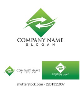 Faster Finance  Logo Template vector icon illustration 