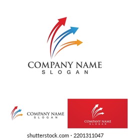 Faster Finance  Logo Template vector icon illustration 