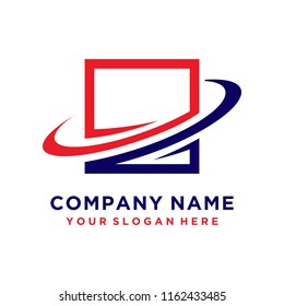 Faster the future Logo template vector icon design