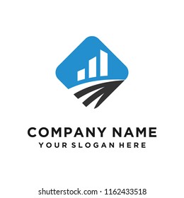 Faster the future Logo template vector icon design
