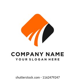 Faster the future Logo template vector icon design