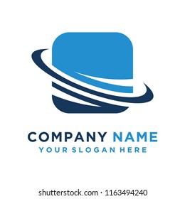 Faster the future Logo template vector icon design