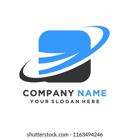 Faster the future Logo template vector icon design