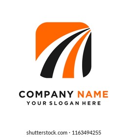 Faster the future Logo template vector icon design