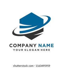 Faster the future Logo template vector icon design