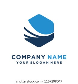 Faster the future Logo template vector icon design