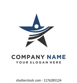 Faster the future Logo template vector icon design