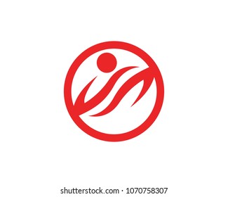 Faster icon logo design concept