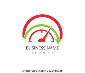 Faster icon logo template