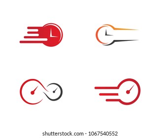 faster logo ilustration vector template