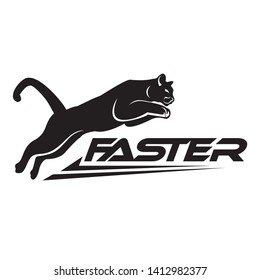 faster logo inspiration, tiger logo, animal logo