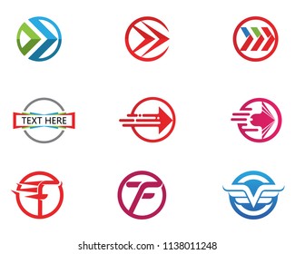 Faster Logo and symbols Template vector icon illustration design