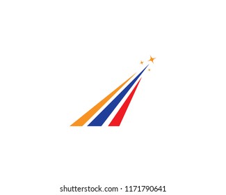 Faster logo template vector
