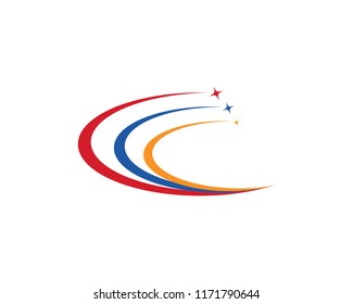 Faster logo template vector