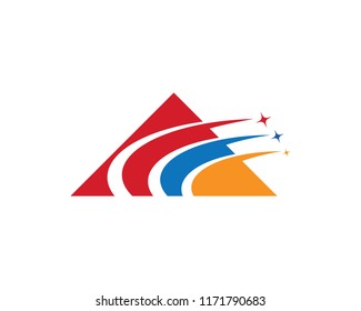 Faster logo template vector