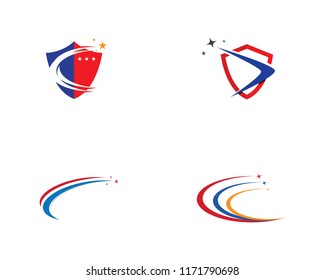 Faster logo template vector