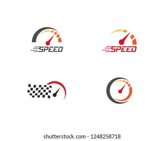 Faster Logo Template vector icon illustration design