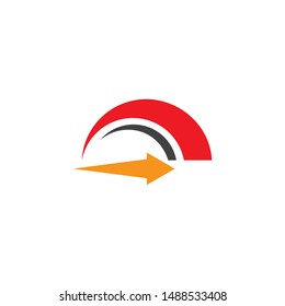 Faster Logo Template vector icon illustration design