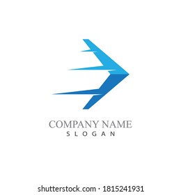 Faster Logo Template vector icon