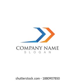 Faster Logo Template vector icon illustration design