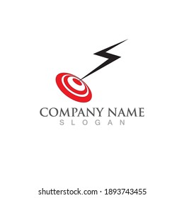 Faster Logo Template vector icon illustration design