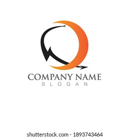 Faster Logo Template vector icon illustration design