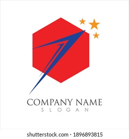 Faster Logo Template vector icon illustration design