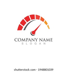 Faster Logo Template vector icon illustration design