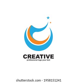 Faster Logo Template vector icon illustration design
