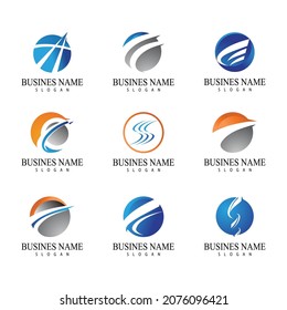 Faster Logo Template vector icon illustration design