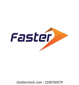 Faster Logo Template vector icon illustration design