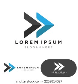 Faster Logo Template vector icon illustration design