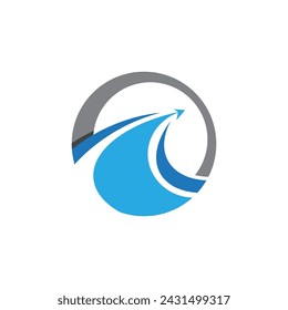 Faster Logo Template vector icon illustration design