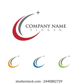 Faster Logo Template vector icon illustration design