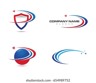 Faster Logo Template vector icon illustration design