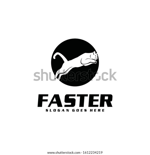 Faster\
Logo,  Tiger Logo, Fast Logo Vector Template\
