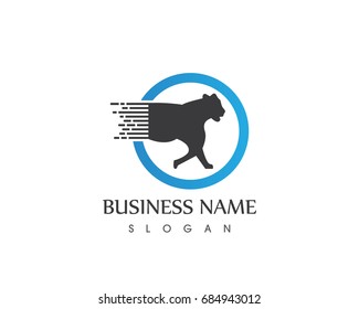 Faster Panther Logo Design 
