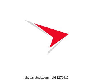 Faster red finance logo and symbols vector concept illustration
