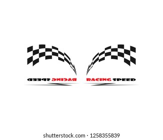Faster and speed logo Template vector icon illustration design - Vector