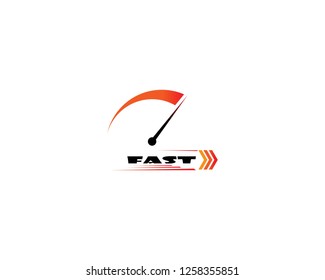 Faster and speed logo Template vector icon illustration design - Vector