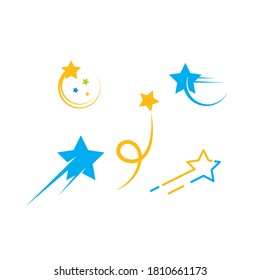 faster star vector  icon illustration design template