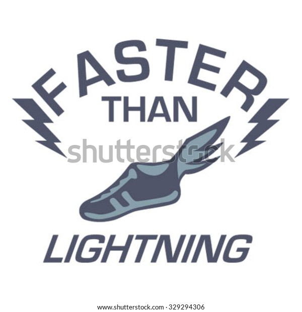 Faster Than Lightning Stock Vector Royalty Free 329294306 - 
