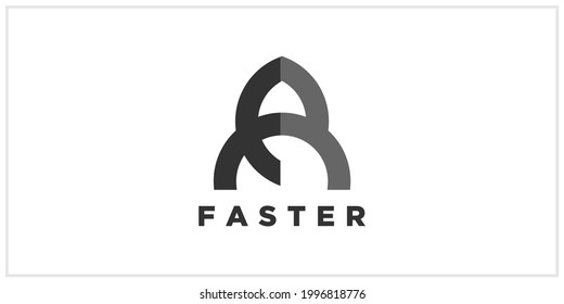 faster time logo design inspiration
