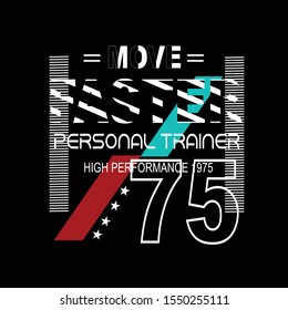  FASTER typography graphic design artistic line concept for trendy t shirt print,illustration art - vector